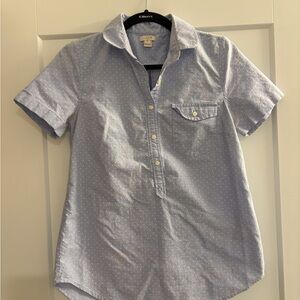 J. Crew Shirt with White Dots